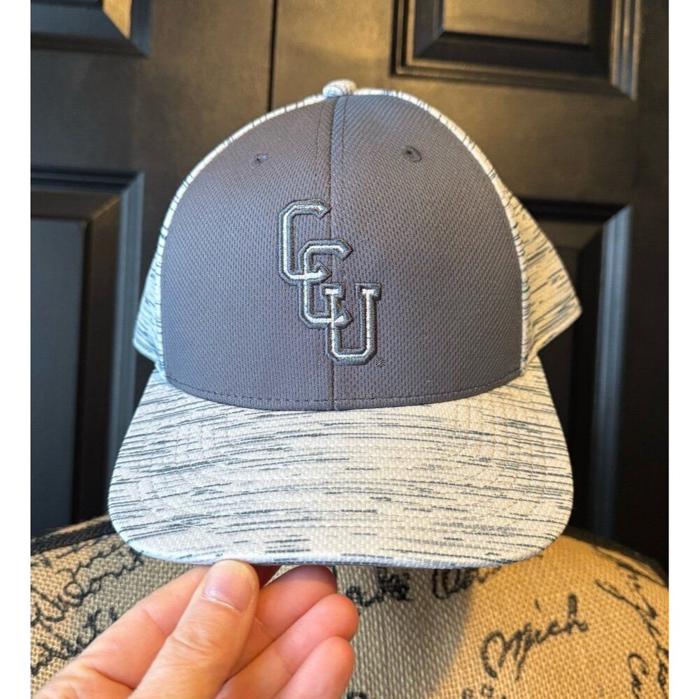 Coastal Carolina University Baseball Cap Grey/White
